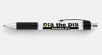 DIS THE DIS white pen